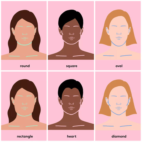 6 face shapes